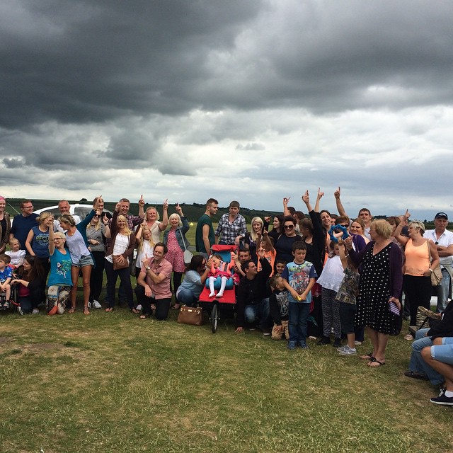 #skydive  Group photo , will the weather be kind?