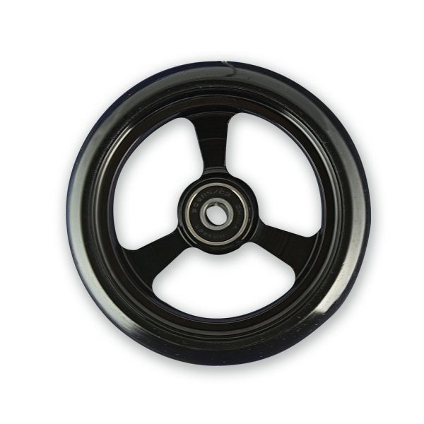 4 X 1.4″ Frog Legs Aluminium Hub Castor Wheel (Black)