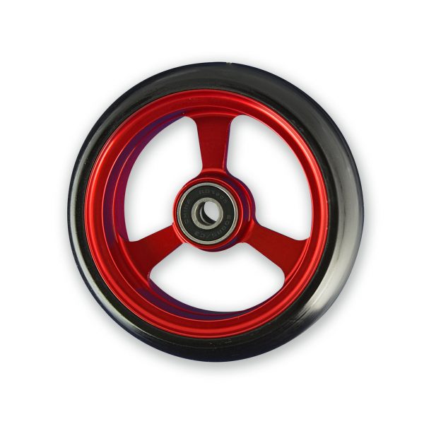 4 X 1.4″ Frog Legs Aluminium Hub Castor Wheel (Red)