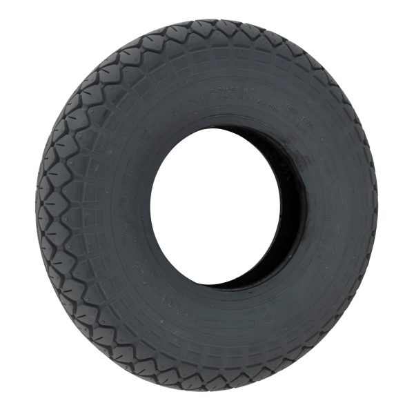 410/350 X 5 Grey Infilled Rounded Block Tyre