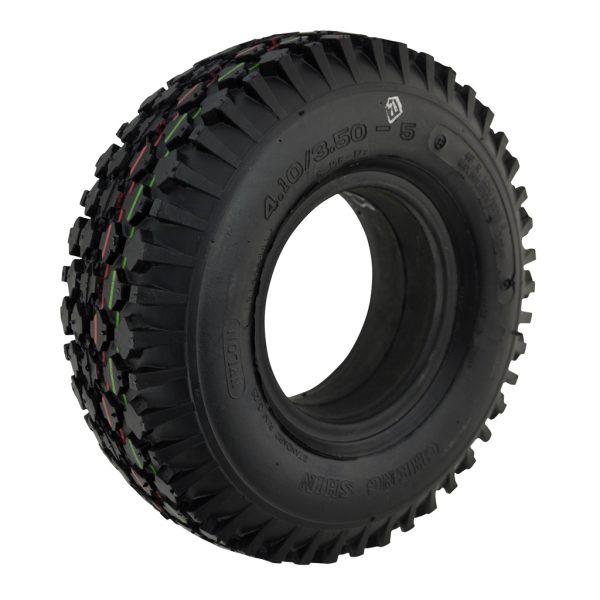 410/350 X 5 Black Infilled Block Tyre