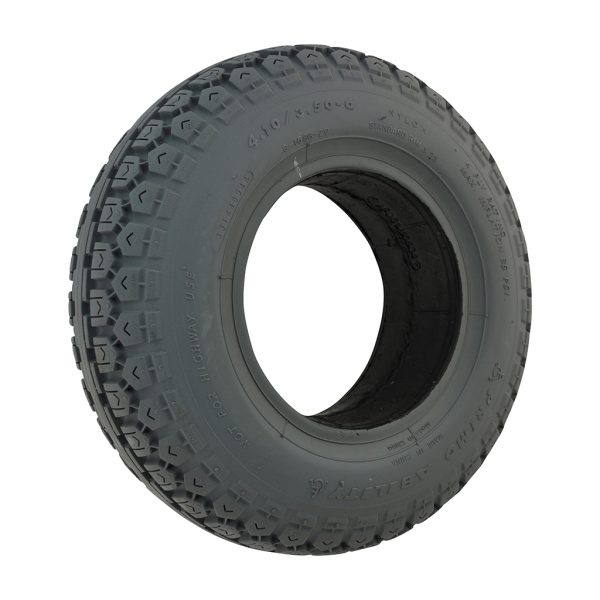 410/350 X 6 Grey Infilled Block Tyre