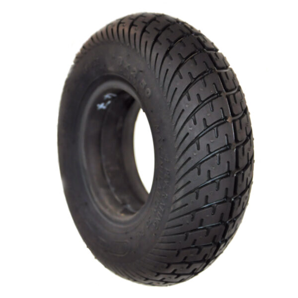 8 X 2.50 Black Infilled Block Tyre